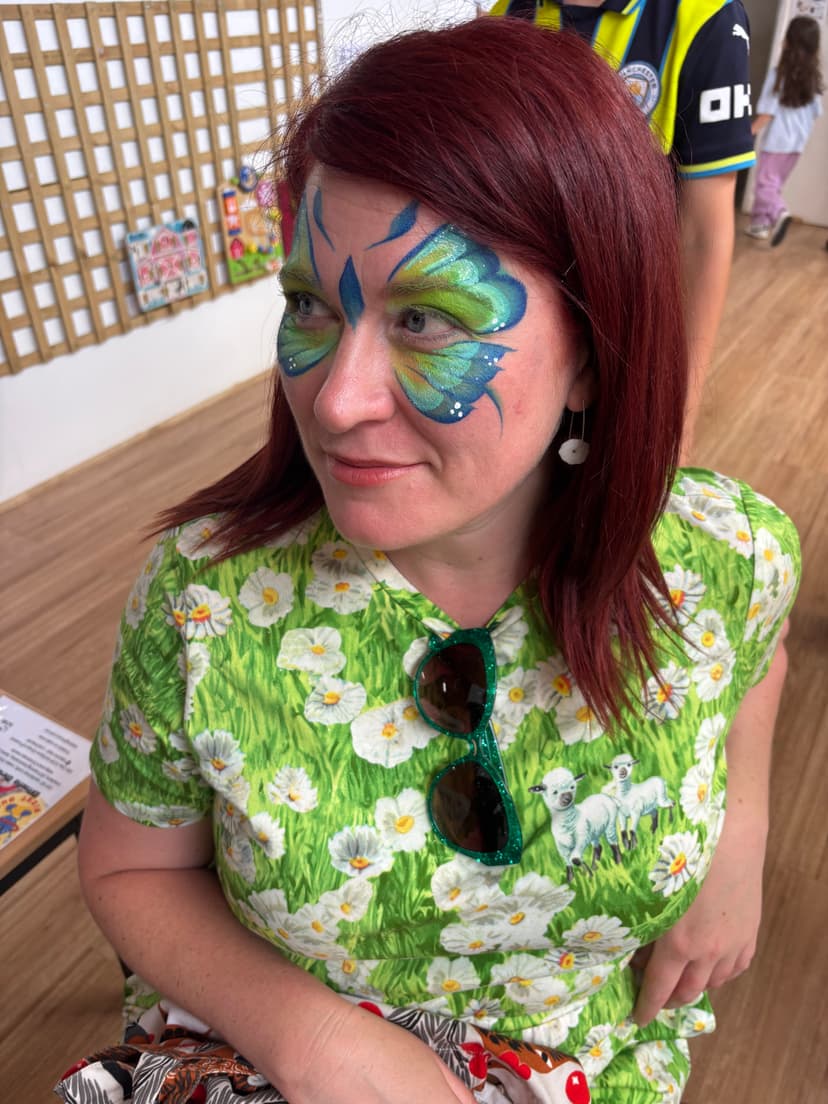 Adult Face Painting work sample 1