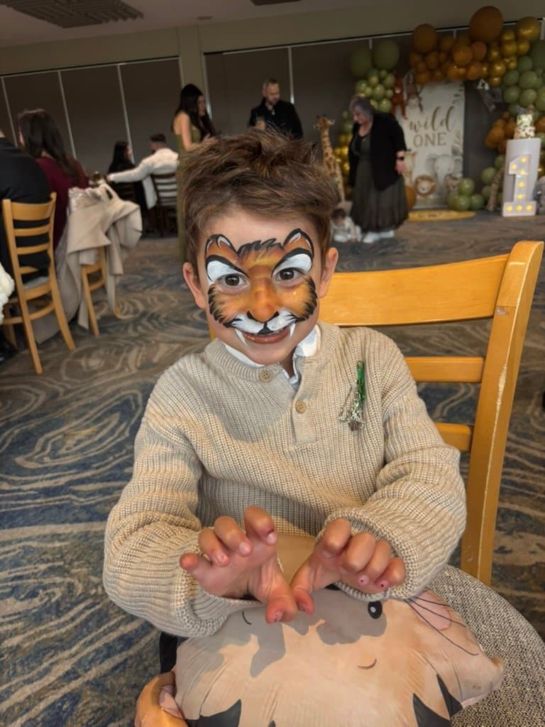 Colourful Fiesta face painting